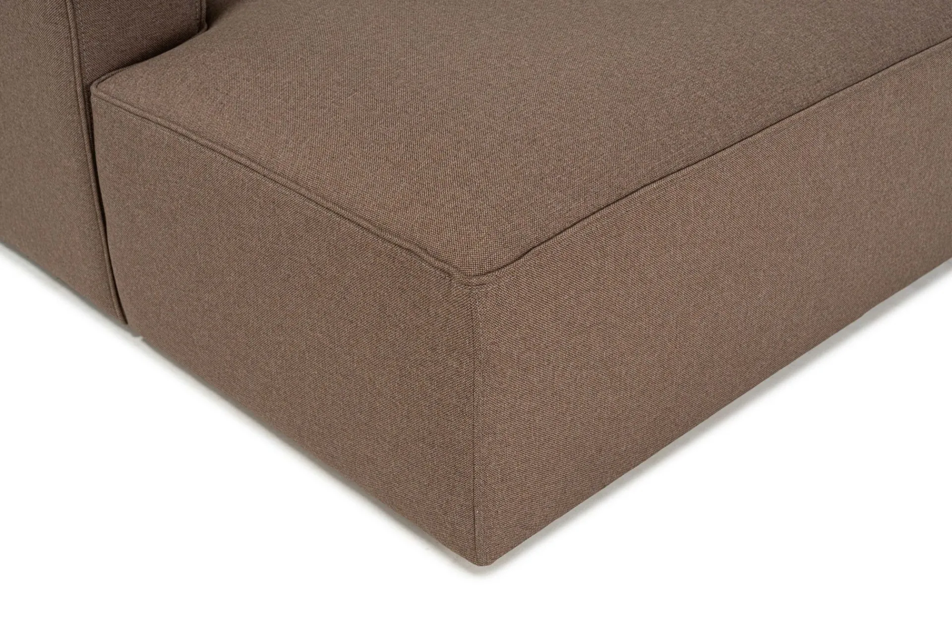 Sofa Med Sjeselong-Abbas 4-seters Sofa med Divan Brun