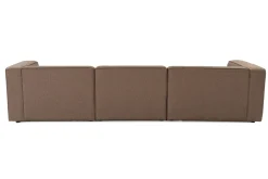 Sofa Med Sjeselong-Abbas 4-seters Sofa med Divan Brun