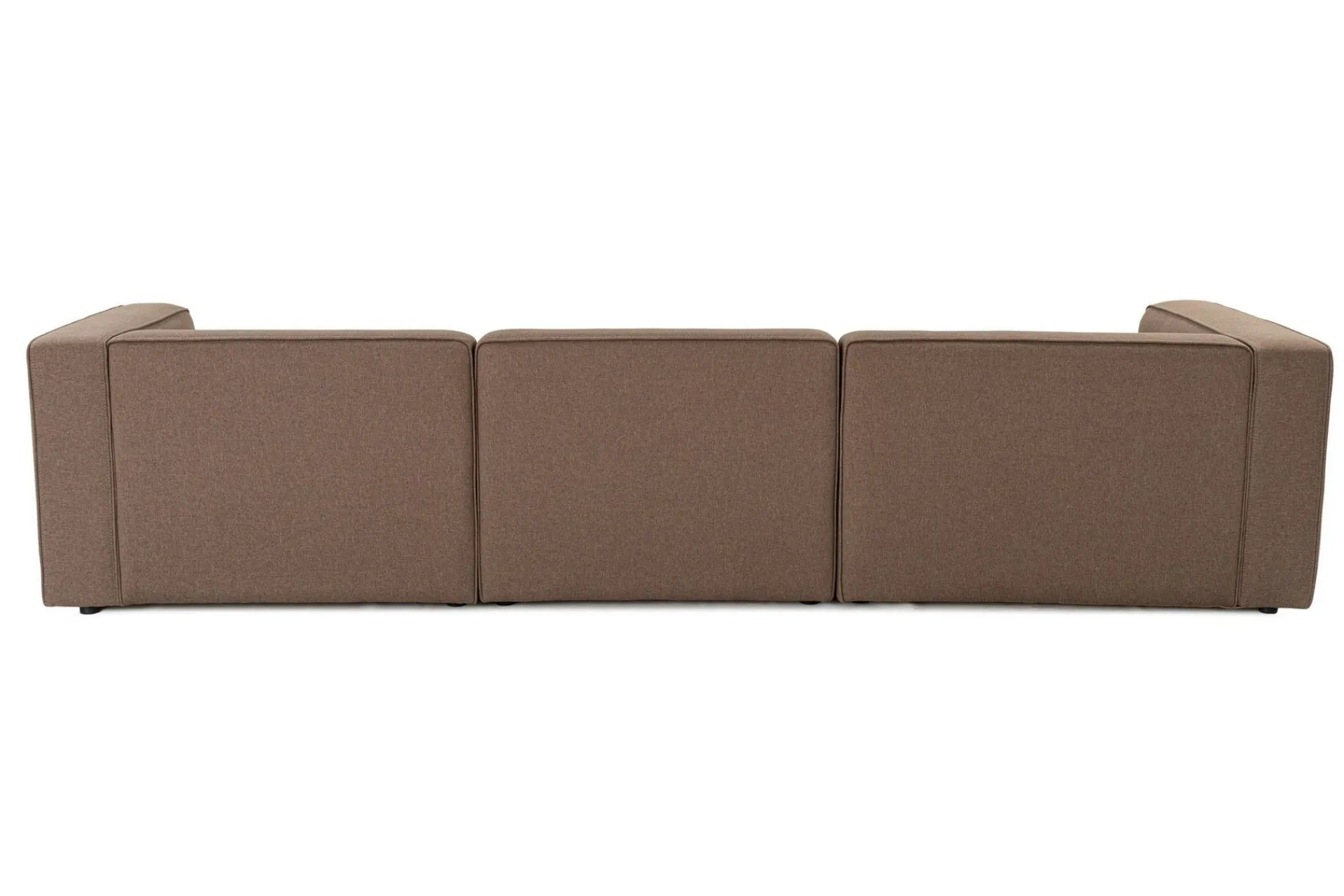 Sofa Med Sjeselong-Abbas 4-seters Sofa med Divan Brun