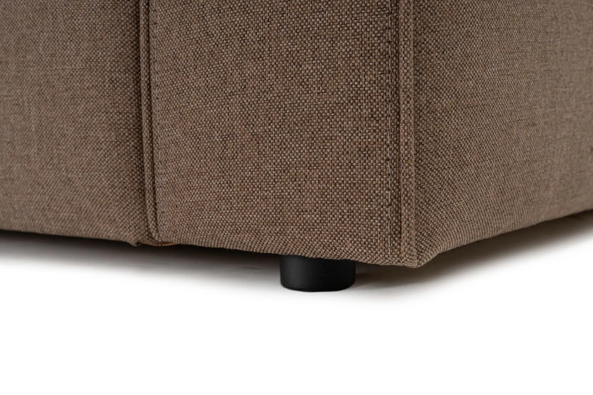 Sofa Med Sjeselong-Abbas 4-seters Sofa med Divan Brun