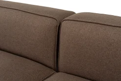 Sofa Med Sjeselong-Abbas 4-seters Sofa med Divan Brun