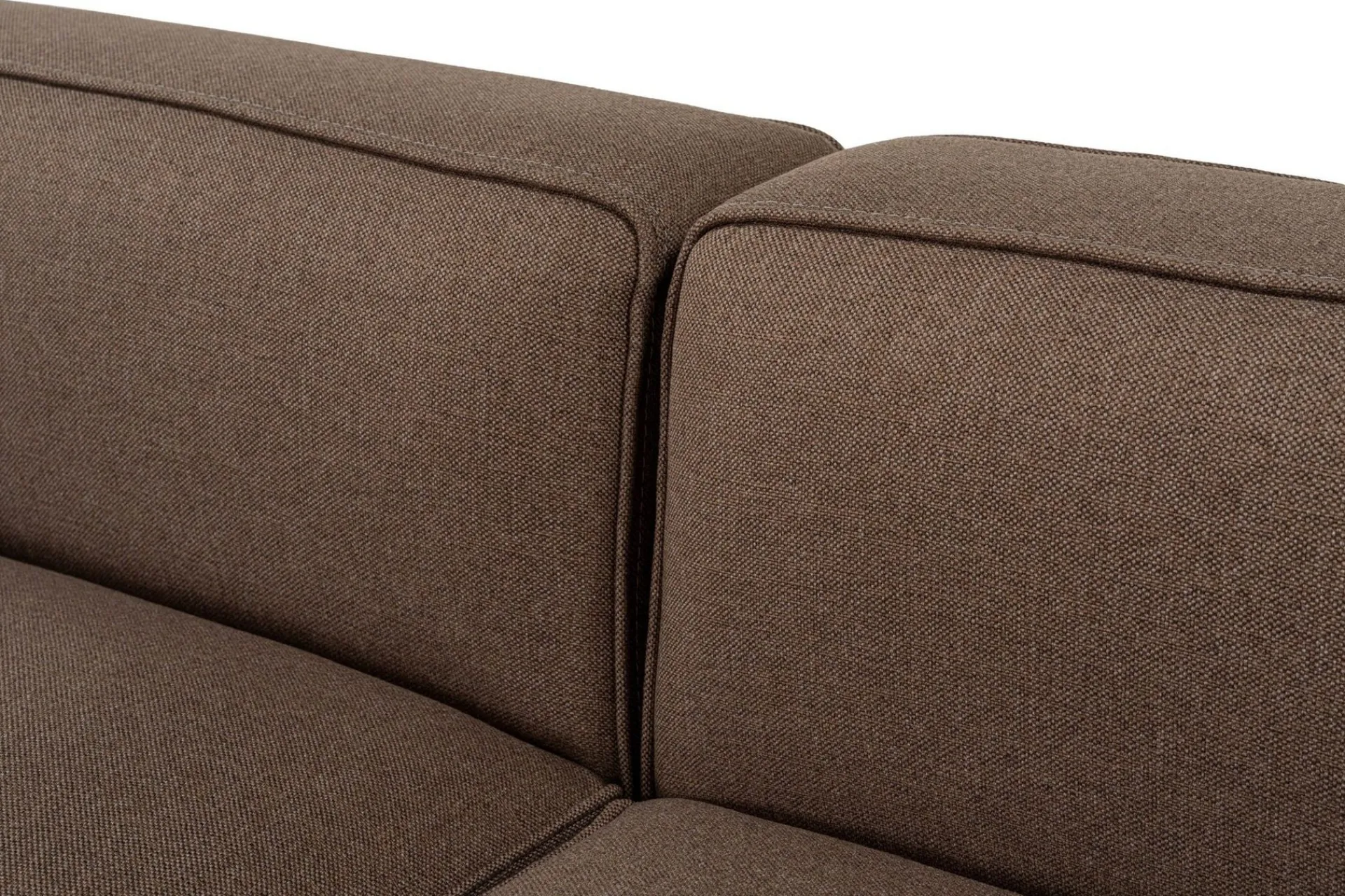 Sofa Med Sjeselong-Abbas 4-seters Sofa med Divan Brun