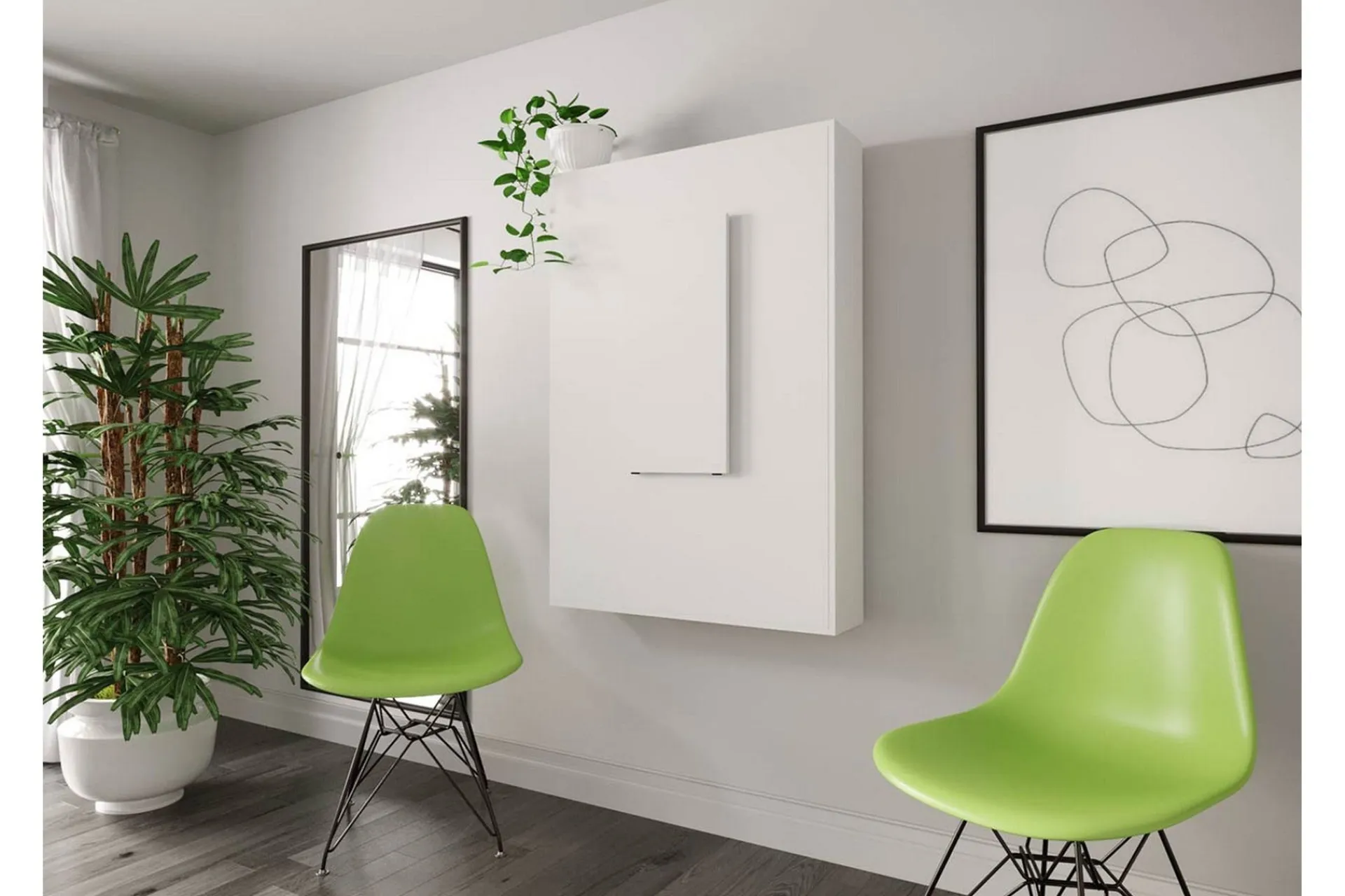Spisebord & Kjøkkenbord-Abi Spisebord 85 cm Hvit