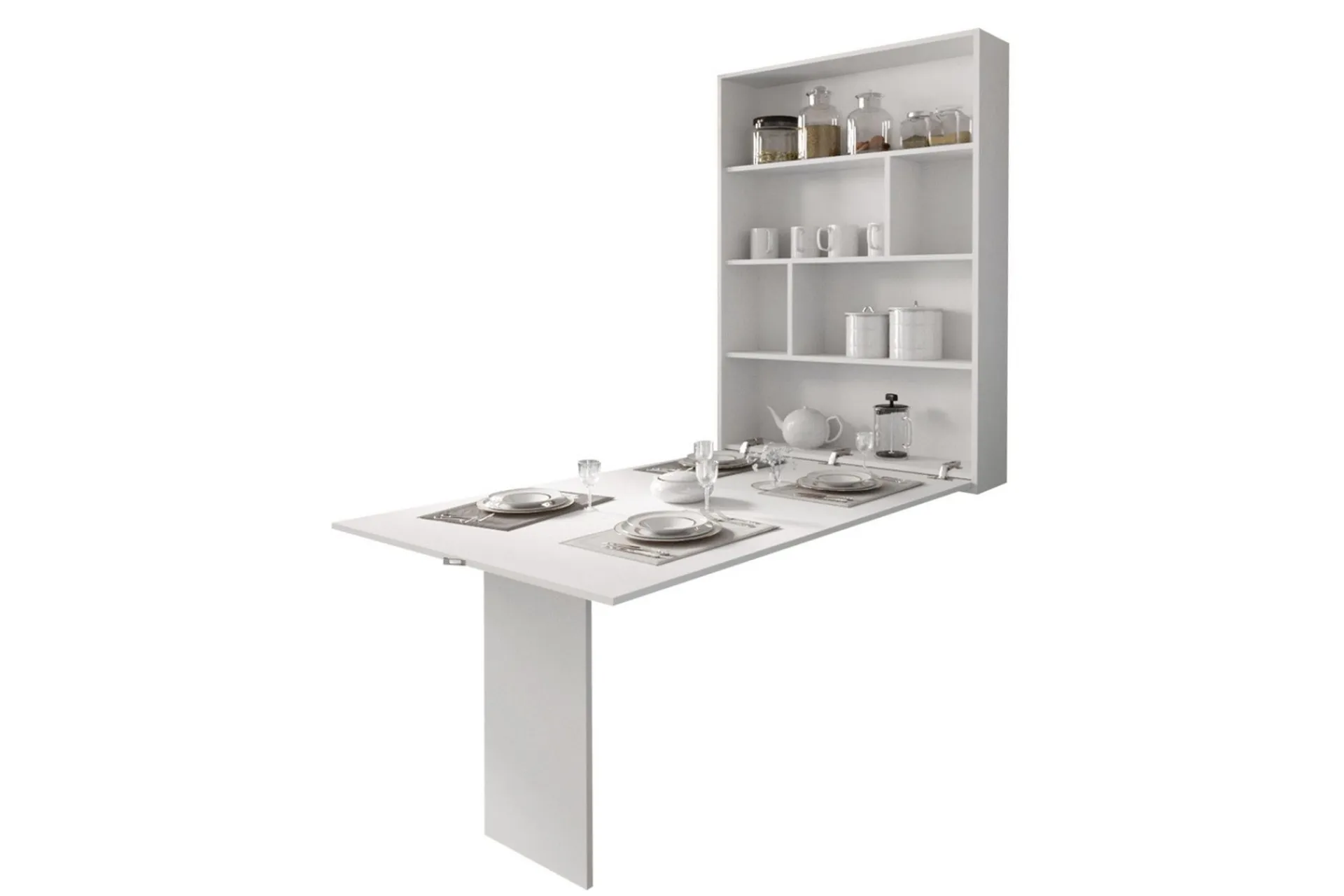 Spisebord & Kjøkkenbord-Abi Spisebord 85 cm Hvit