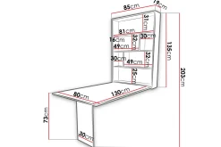 Spisebord & Kjøkkenbord-Abi Spisebord 203 cm Sten Svart,Grey