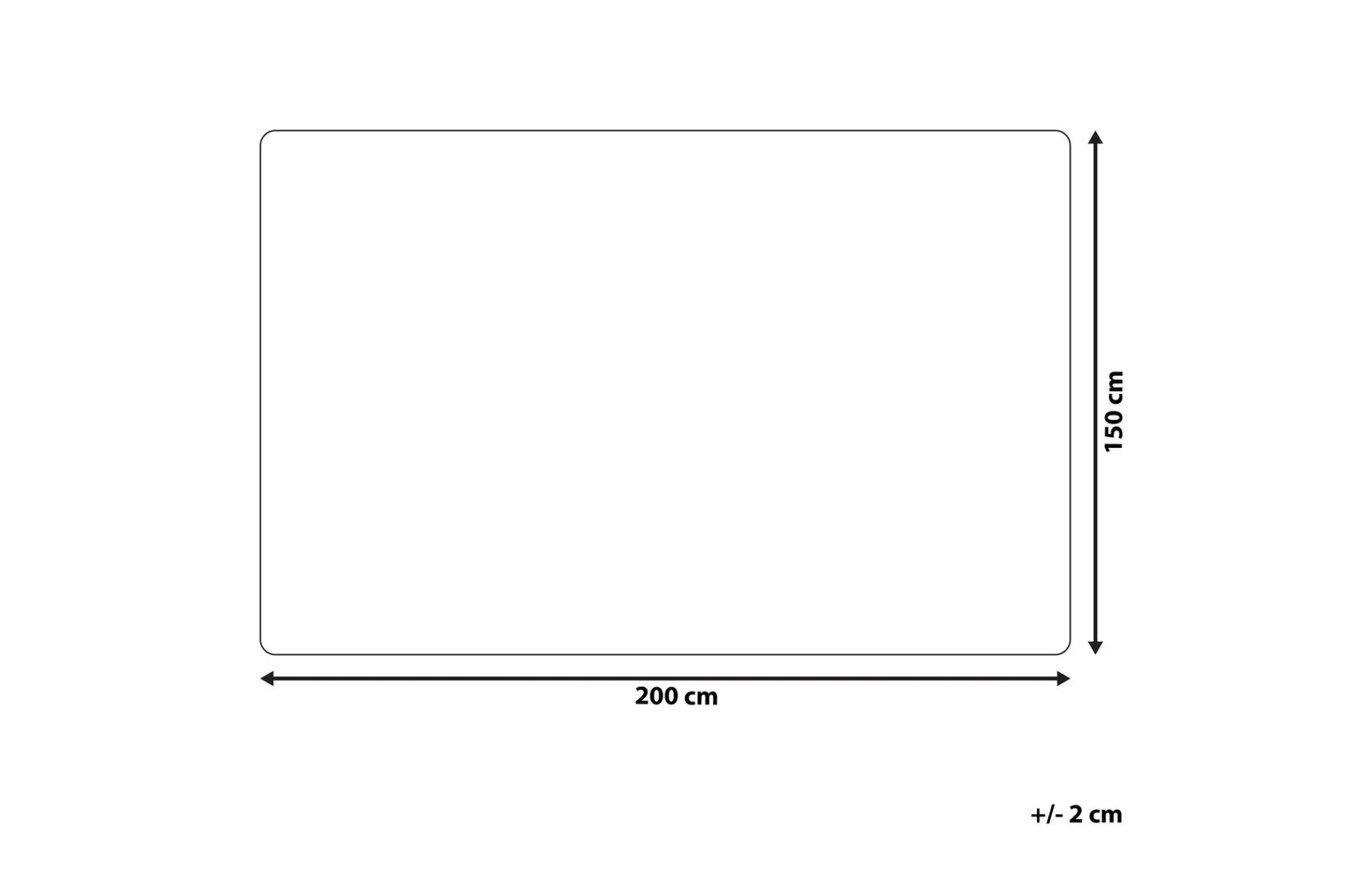 Tepper & Pledd-Abteh Pledd 150x200 cm Dobbeltsidig Hvit