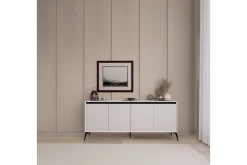 Gangbord|Avlastningsbord-Adilen Konsollbord 180 cm Hvit