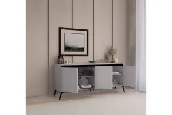 Gangbord|Avlastningsbord-Adilen Konsollbord 180 cm Hvit