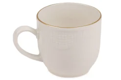 Annet Til Servering & Borddekking|Porselen-Adine Kaffeservise 12 Deler Porselen Beige,Gull