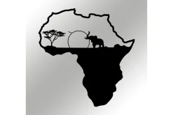 African 1 Veggdekor