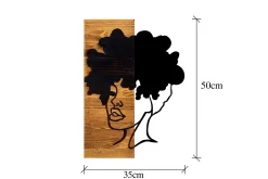 African Woman Veggdekor