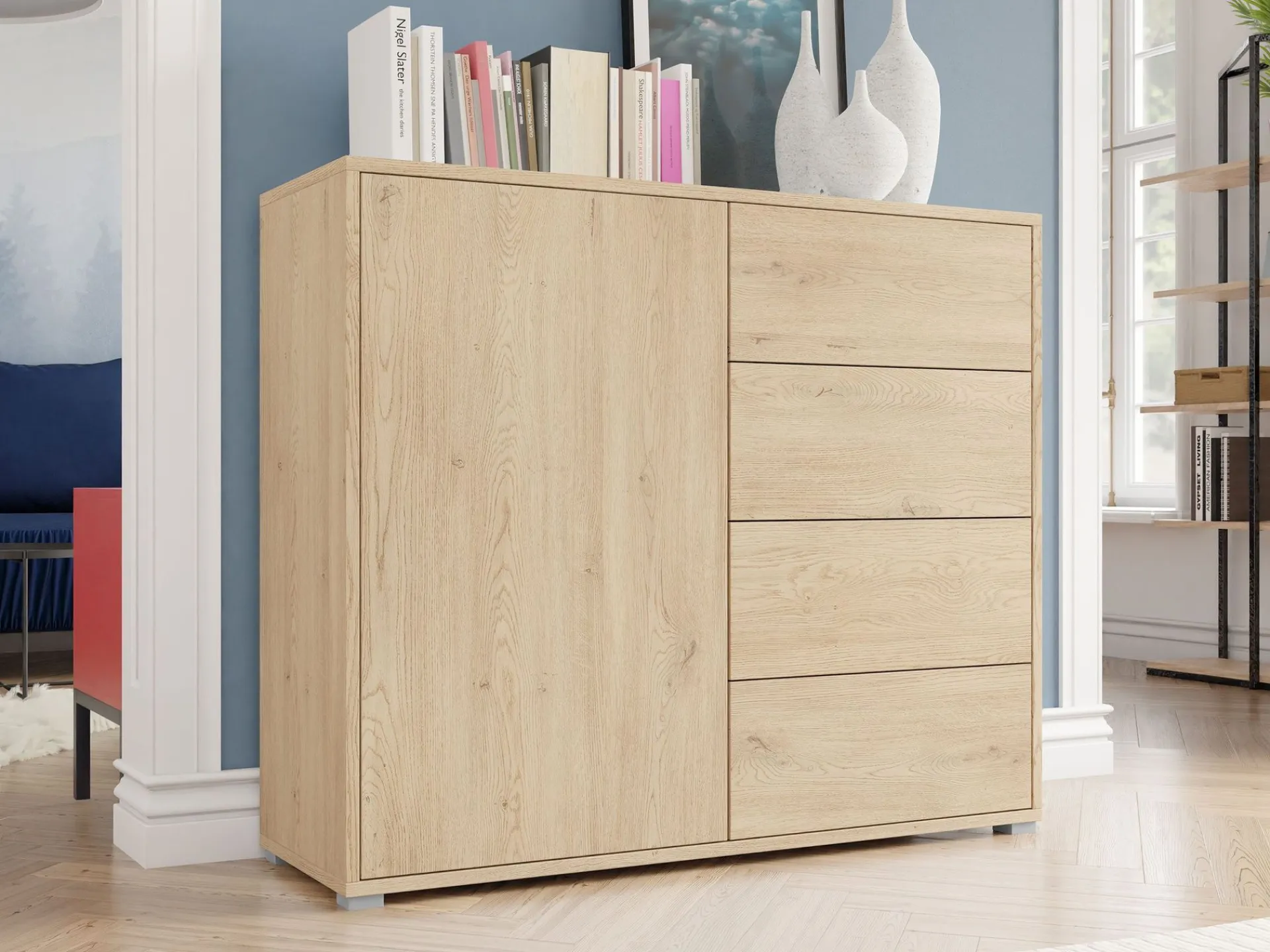 Kommode|Entrekommode-Agawal Kommode 100 cm Brun
