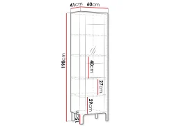 Aggarwal Vitrineskap 60 cm