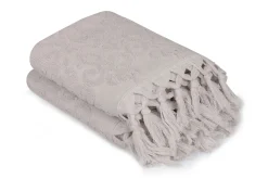 Håndklær Og Badehåndkle|Morgenkåpe & Badekåpe-aheser Håndkle 50x90 cm 2-pk Grålilla