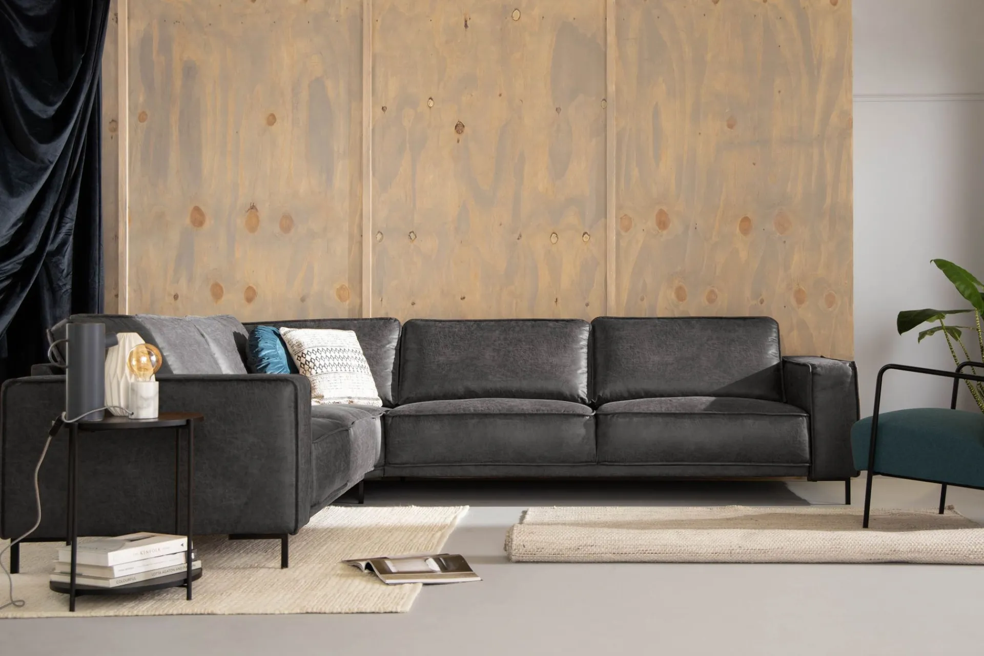 Manor House Akron Hjørnesofa Bonded Lær
