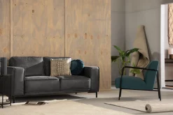 Manor House Akron 2,5-seter Sofa Bonded Lær