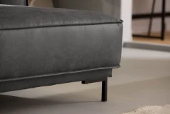 Manor House Akron 2-seter Sofa med Divan Høyre Bonded Lær