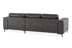 Manor House Akron 2-seter Sofa med Divan Høyre Bonded Lær