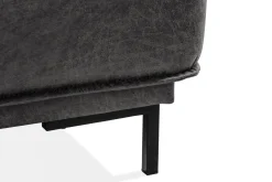 Manor House Akron 2-seter Sofa med Divan Venstre Bonded Lær