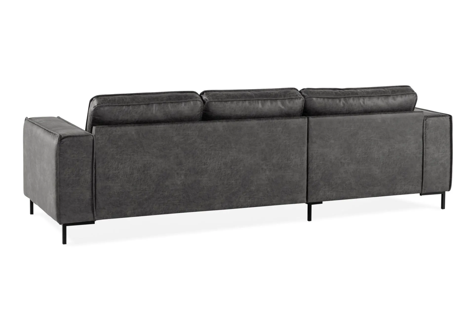Manor House Akron 2-seter Sofa med Divan Venstre Bonded Lær