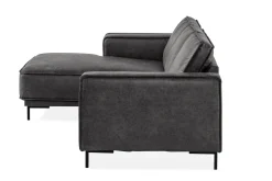 Manor House Akron 2-seter Sofa med Divan Venstre Bonded Lær