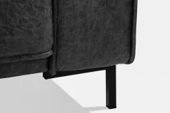 Manor House Akron 2,5-seter Sofa med Sjeselong Venstre Bonded Lær