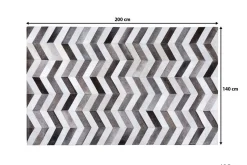 Skinn & Pelstepper-Aksaz Matte 140 | 200 cm Grey