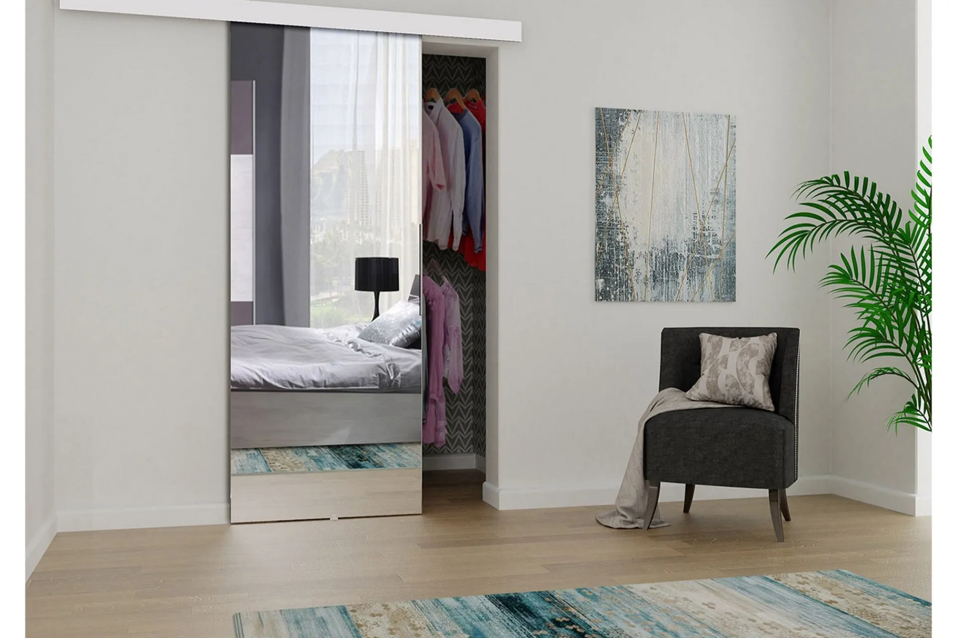 Dører & Porter-Alata Dør 204x86x205 cm Hvit