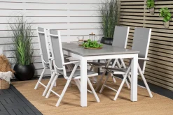 Venture Home Albany Forlengbar Spisegruppe 152cm+6 Break Spisestoler