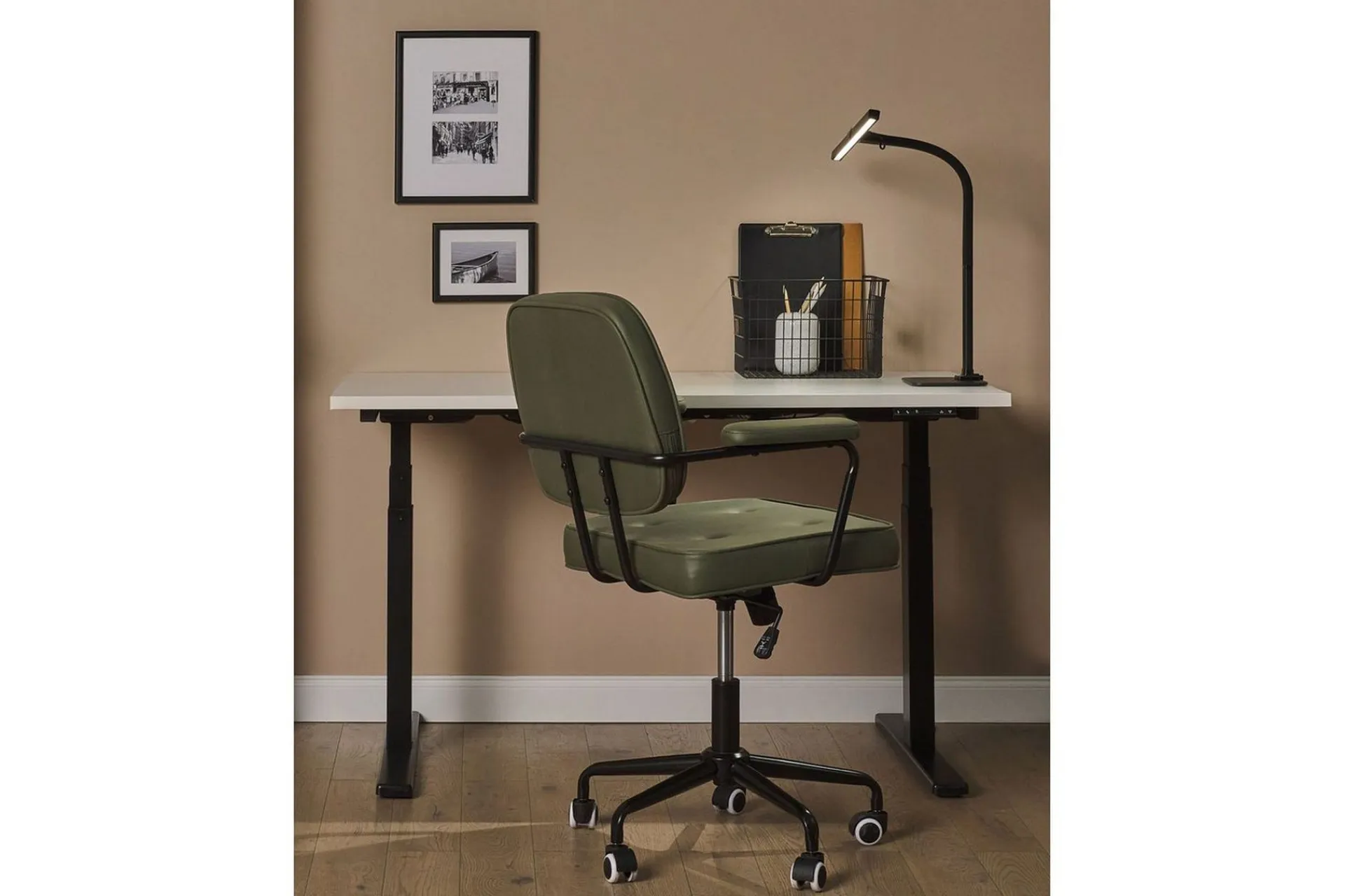 Bordlampe-Alboran LED Skrivebordslampe Svart