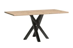Spisebord & Kjøkkenbord-Aldbrough Forlengningsbart Spisebord 160 cm Svart