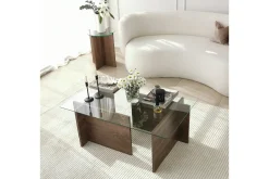 Almasi Rektangulært Sofabord 105x40x105 cm