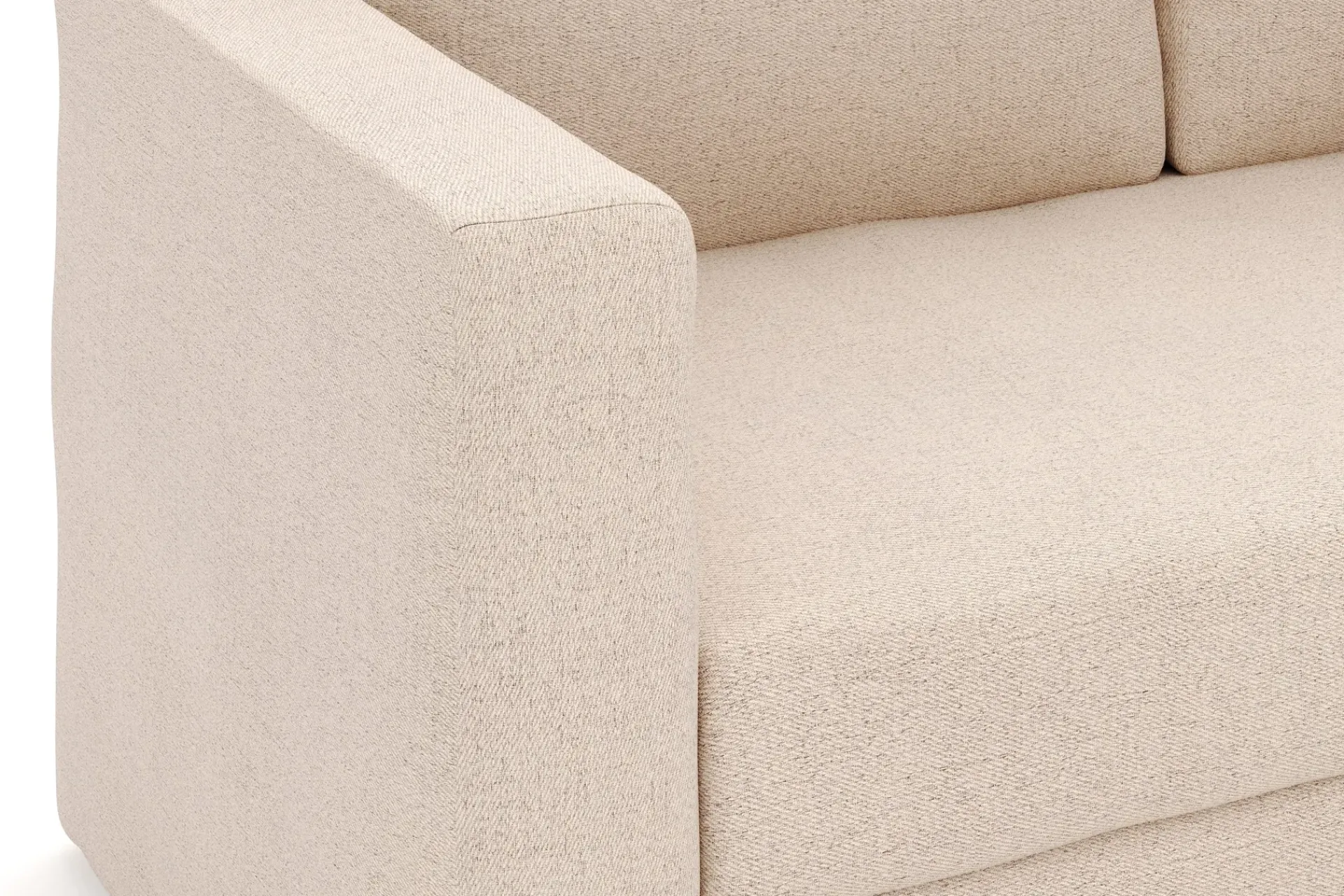 Basic Home Alnaryd 2-3seters Sovesofa med Nedfellbar Armlene