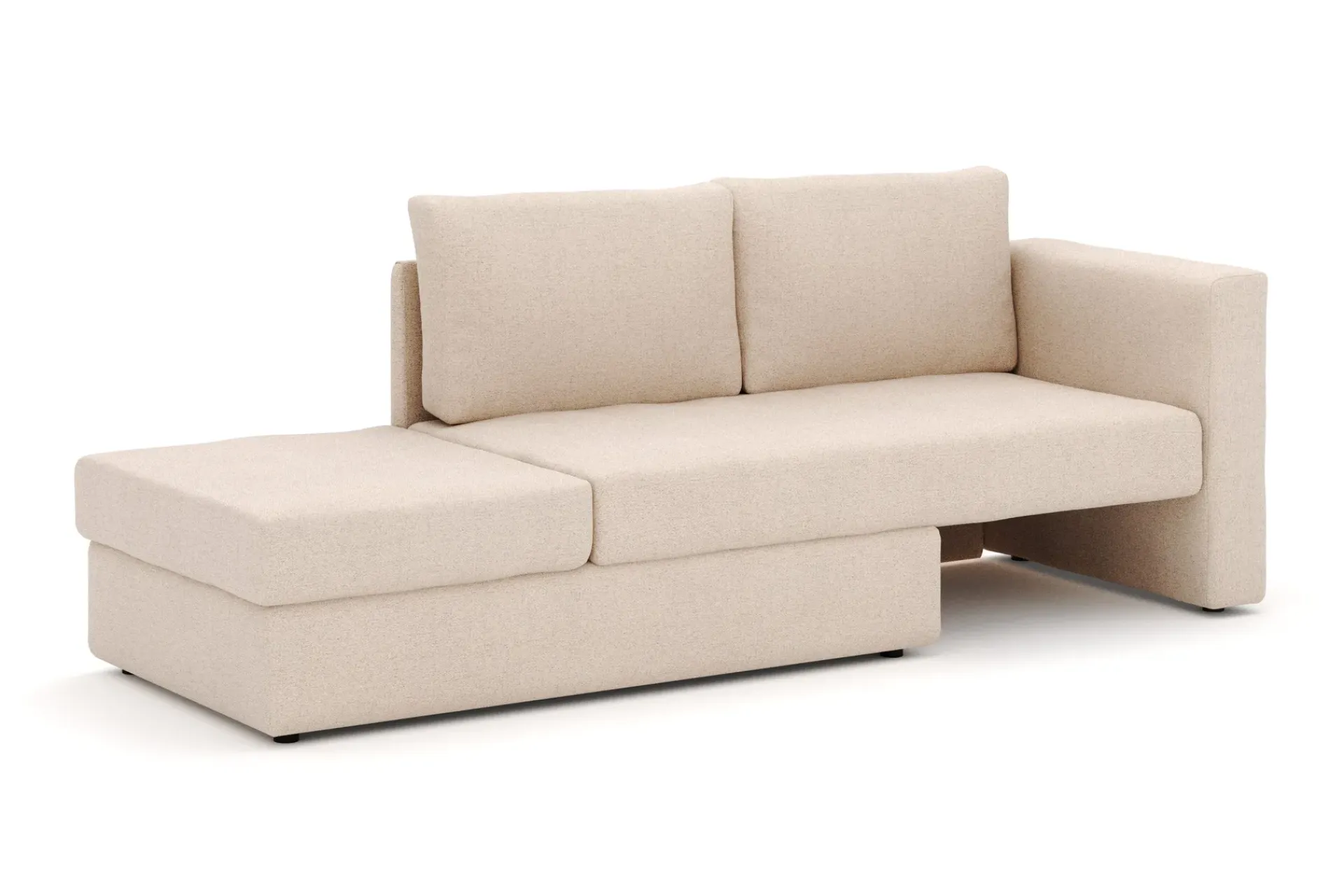 Basic Home Alnaryd 2-3seters Sovesofa med Nedfellbar Armlene
