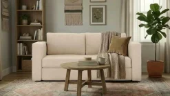 Basic Home Alnaryd 2-3seters Sovesofa med Nedfellbar Armlene