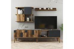 Tv-Møbelsett-Alsacia Tv-møbelsett 180 cm Antracit
