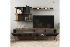 Tv-Møbelsett-Alsacia Tv-møbelsett 180 cm Antracit