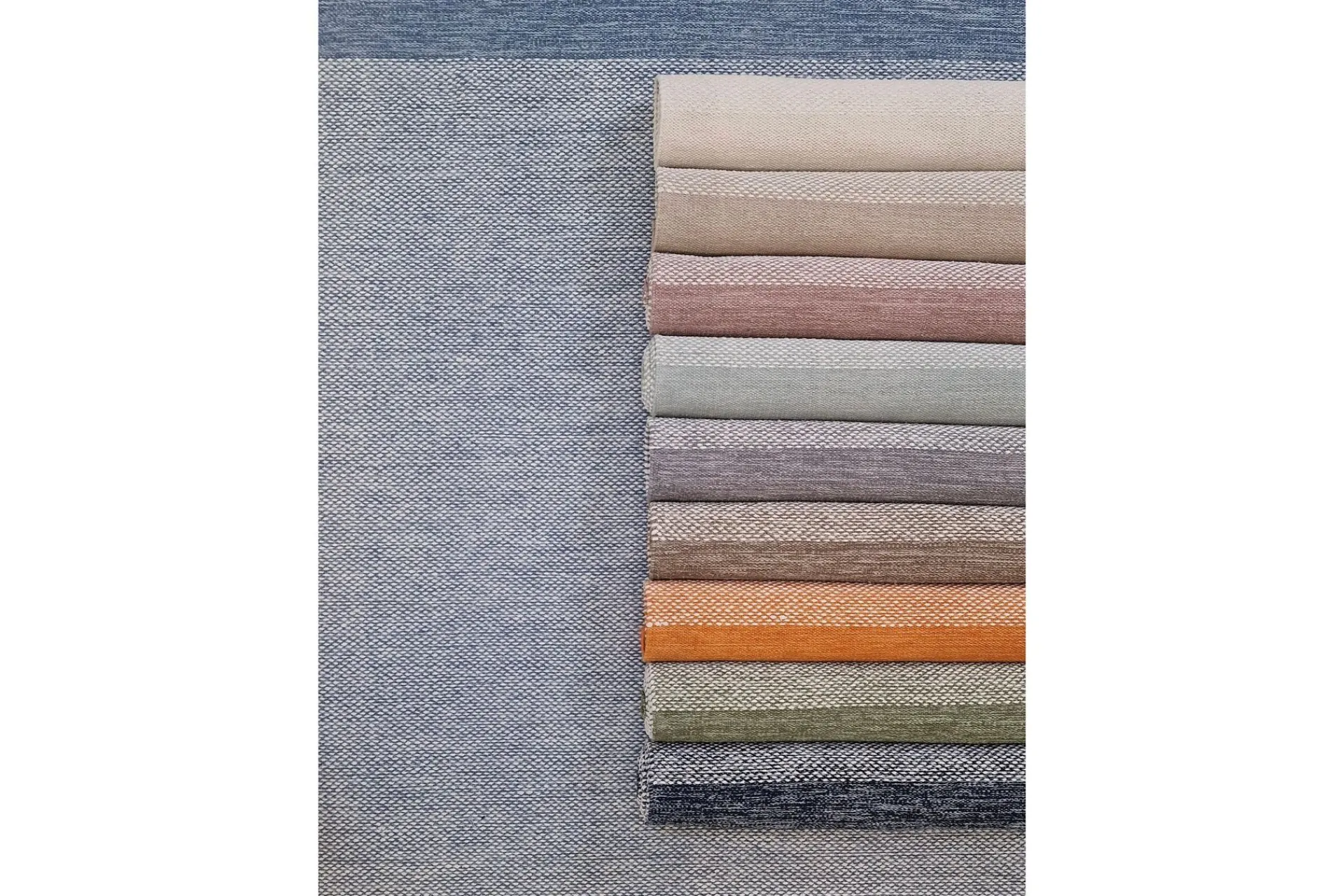 KM Home Moderne Tepper-Alva Bomullsteppe 240x240 cm Kvadratisk Krem