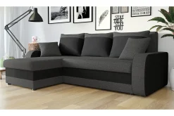 Majestic Furniture Sovesofaer-Alvared 3-seters Hjørnesovesofa Universal Plum 3 + Plum 4 + Plum 3