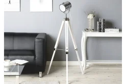 Stuelampe|Soveromslampe-Alzette Gulvlampe 143 cm Hvit
