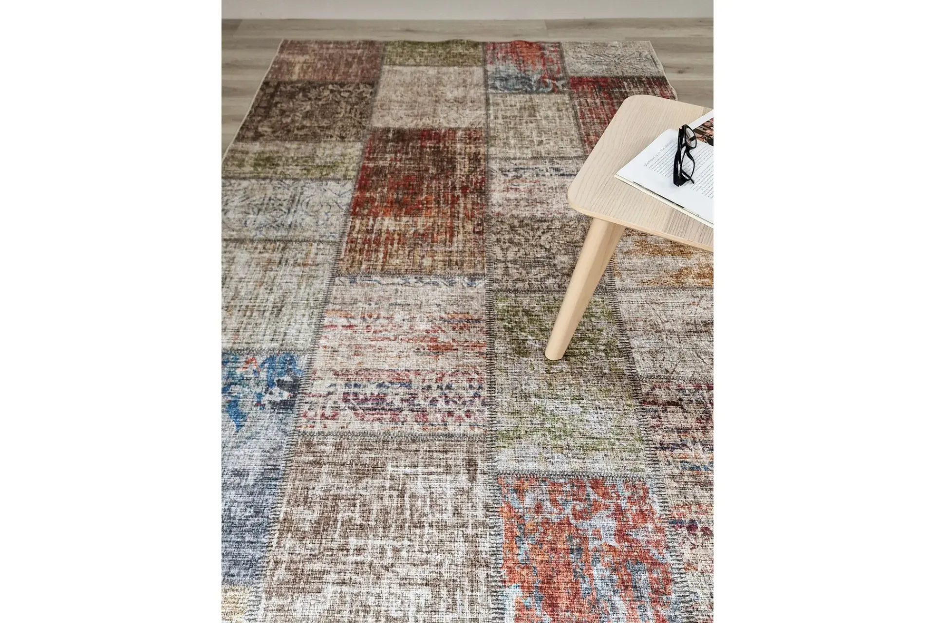 KM Home Moderne Tepper-Amber Wiltonteppe 230x340 cm Rektangulær Flerfärgad