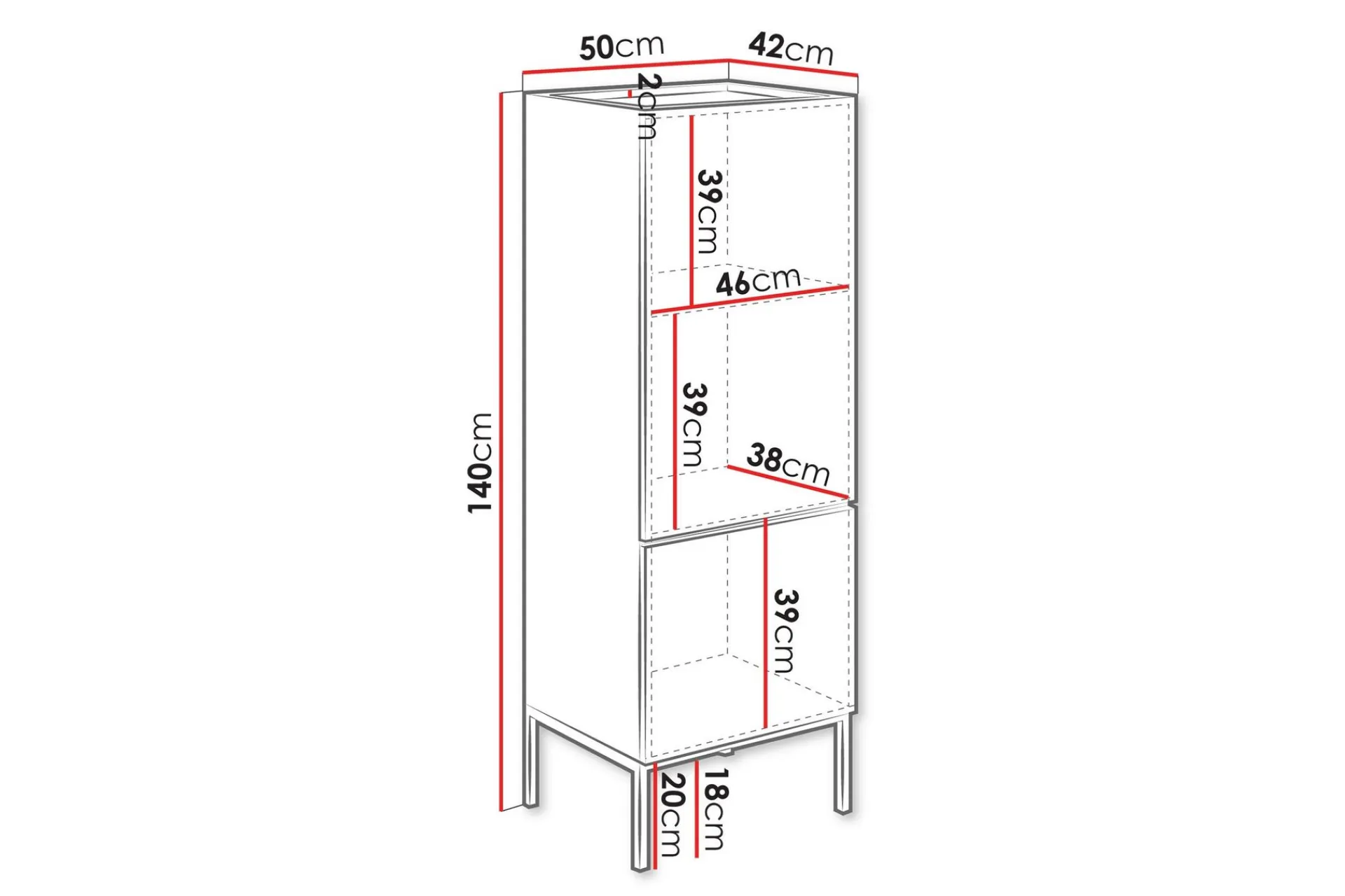 Amelus Kommode 50 cm
