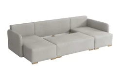 Sovesofaer-Amelus Sovesofa Dobbel Divan 4-Seter Beige