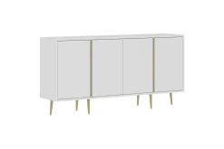 Gangbord|Avlastningsbord-Ampelio Konsollbord 150 cm Hvit