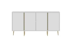 Gangbord|Avlastningsbord-Ampelio Konsollbord 150 cm Hvit