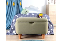 Sittemøbler Med Oppbevaring-Anaro Puff 61 cm Rektangulær Grønn