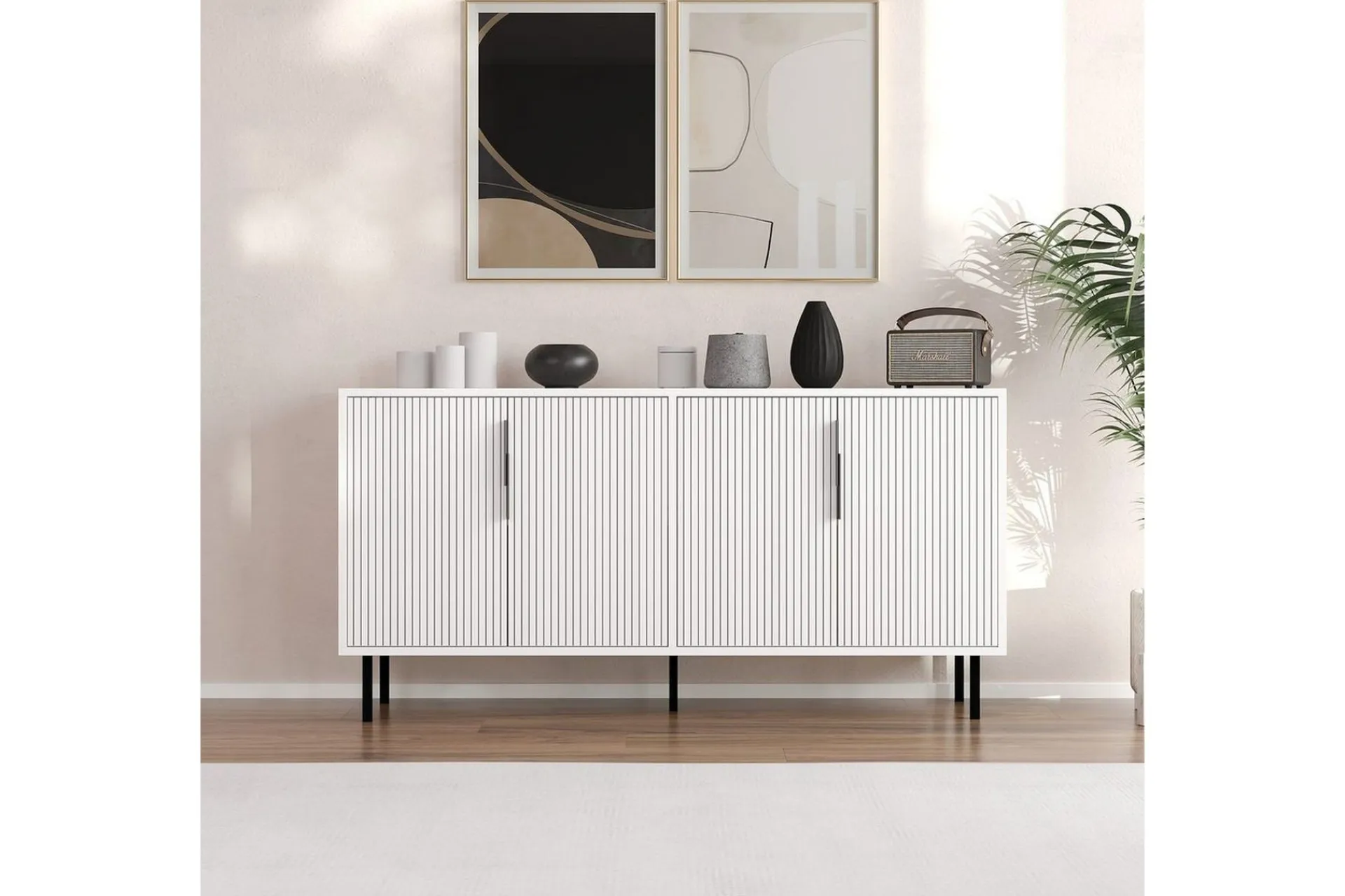 Gangbord|Avlastningsbord-Andalos Konsollbord 150 cm Hvit