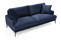 Velour Sofa & Fløyel Sofa-Andary 2-Seter Sofa Blå