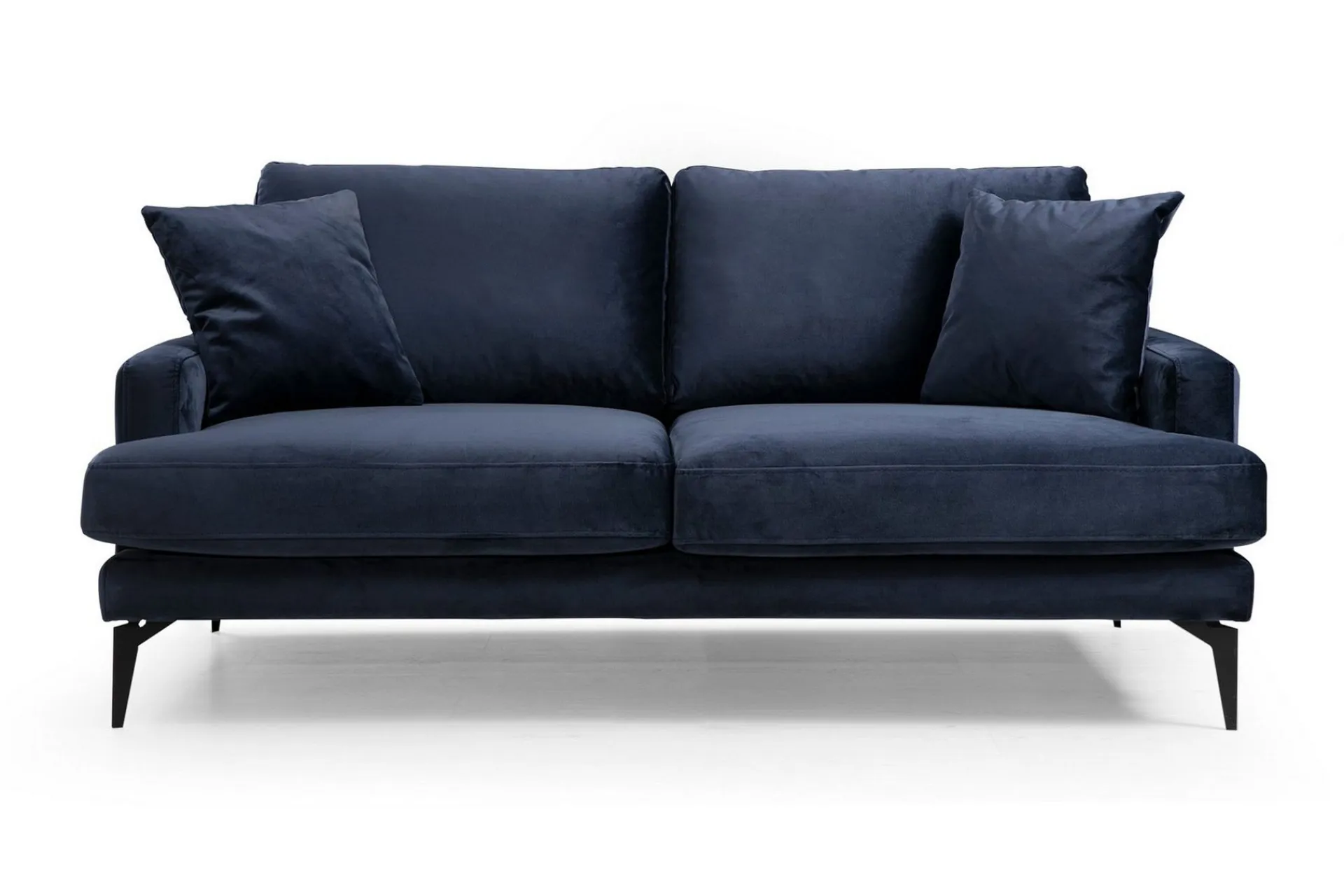 Velour Sofa & Fløyel Sofa-Andary 2-Seter Sofa Blå