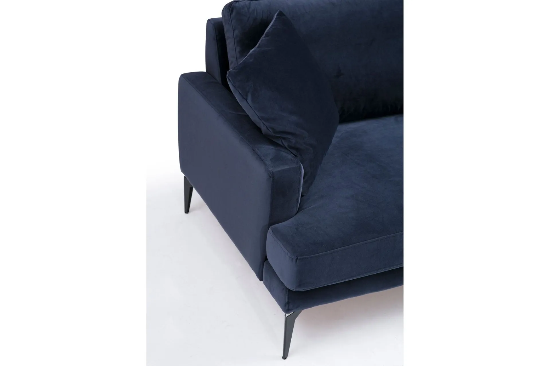 Velour Sofa & Fløyel Sofa-Andary 2-Seter Sofa Blå